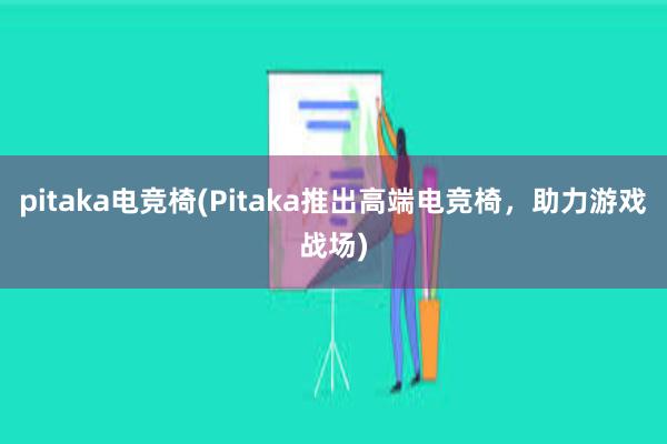 pitaka电竞椅(Pitaka推出高端电竞椅，助力游戏战场)